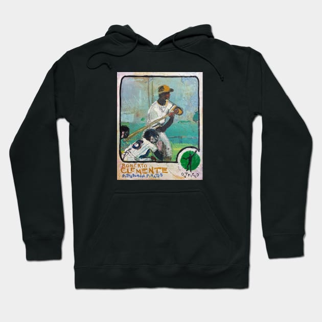 Roberto Clemente Hoodie by ElSantosWorld